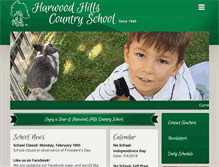 Tablet Screenshot of harwoodschool.org